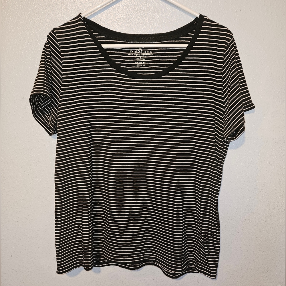 Faded Glory Striped Shirt